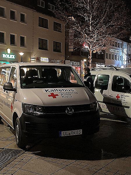 Kältebus des DRK Kreisverband Ulm
